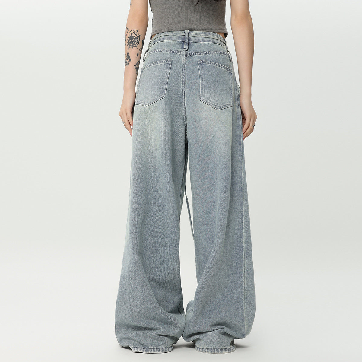 Fashion Wash Light Blue Jeans For Men