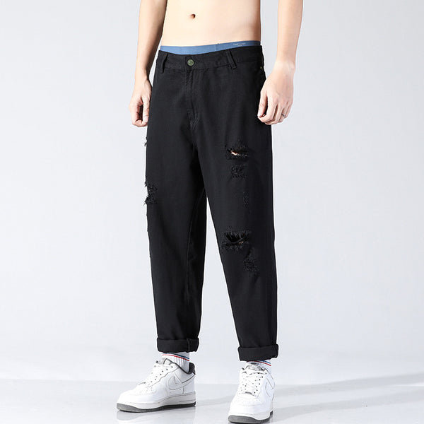 Summer Fashion Ripped Cool Jeans Men