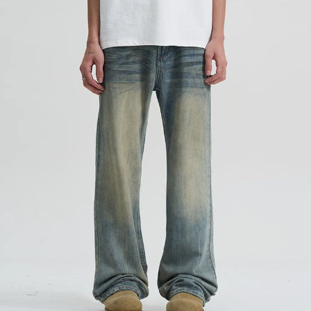 Yiran Pure Spring Straight All-matching Jeans Men