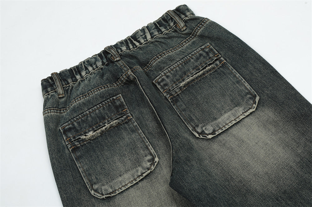 Fashionable American-style White Jeans For Men