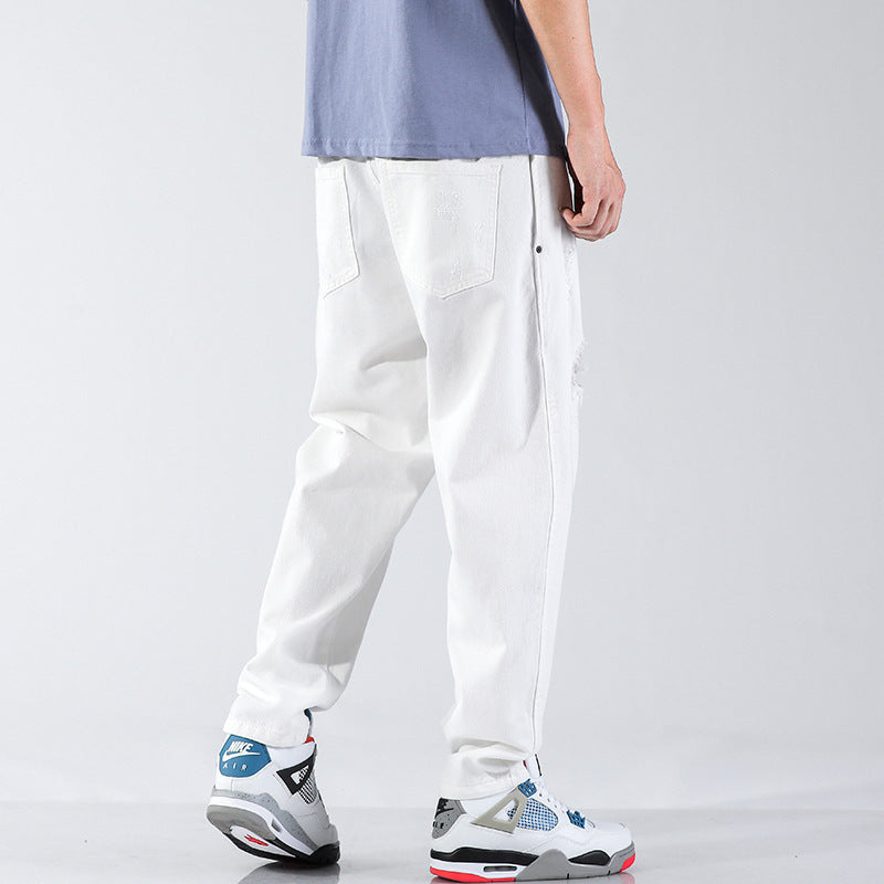 Summer Fashion Ripped Cool Jeans Men