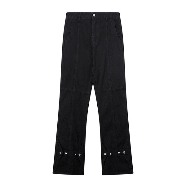 Fashion American Trousers Breasted Jeans Men