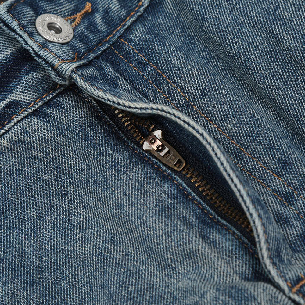Washed Old Wide-leg Jeans For Men