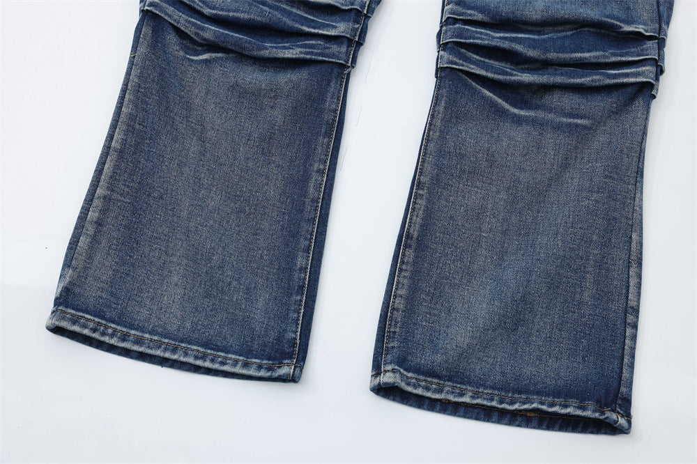 Multi-Pocket Workwear Jeans For Men And Women