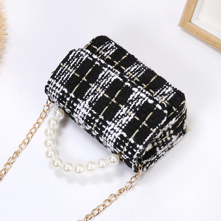 Princess personality pearl handbag