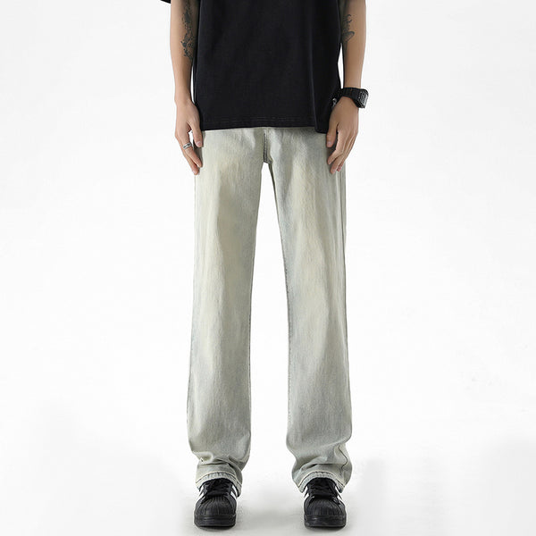 American-style Retro Minority Distressed Skinny Jeans For Men