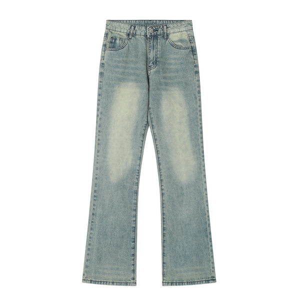 Fashion Personalized Washed White Jeans For Men