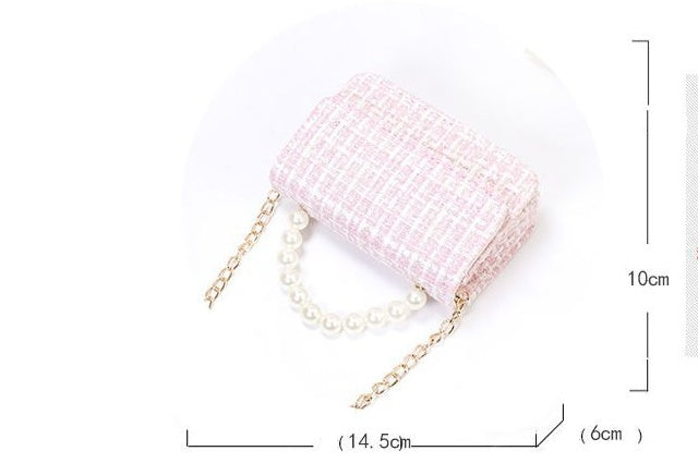 Princess personality pearl handbag