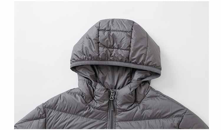 Men's Hooded Lightweight Short Down Jacket