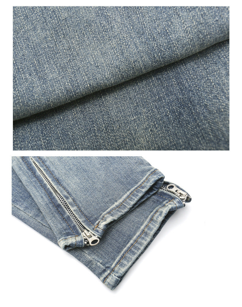 American High Street European And American Straight-leg Pants