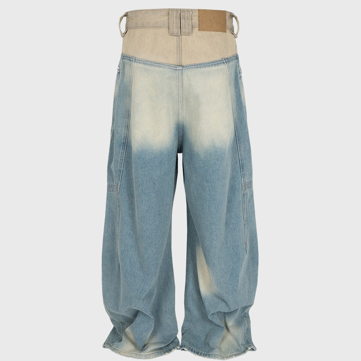 Washed Distressed Design Jeans For Men And Women