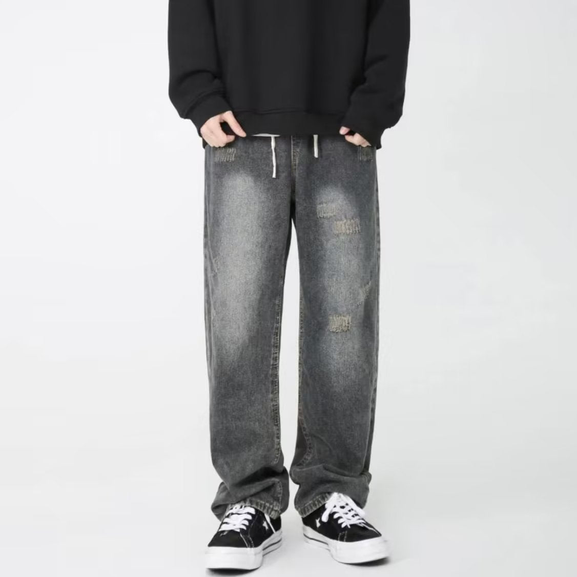 Retro Easy Matching Jeans For Men And Women