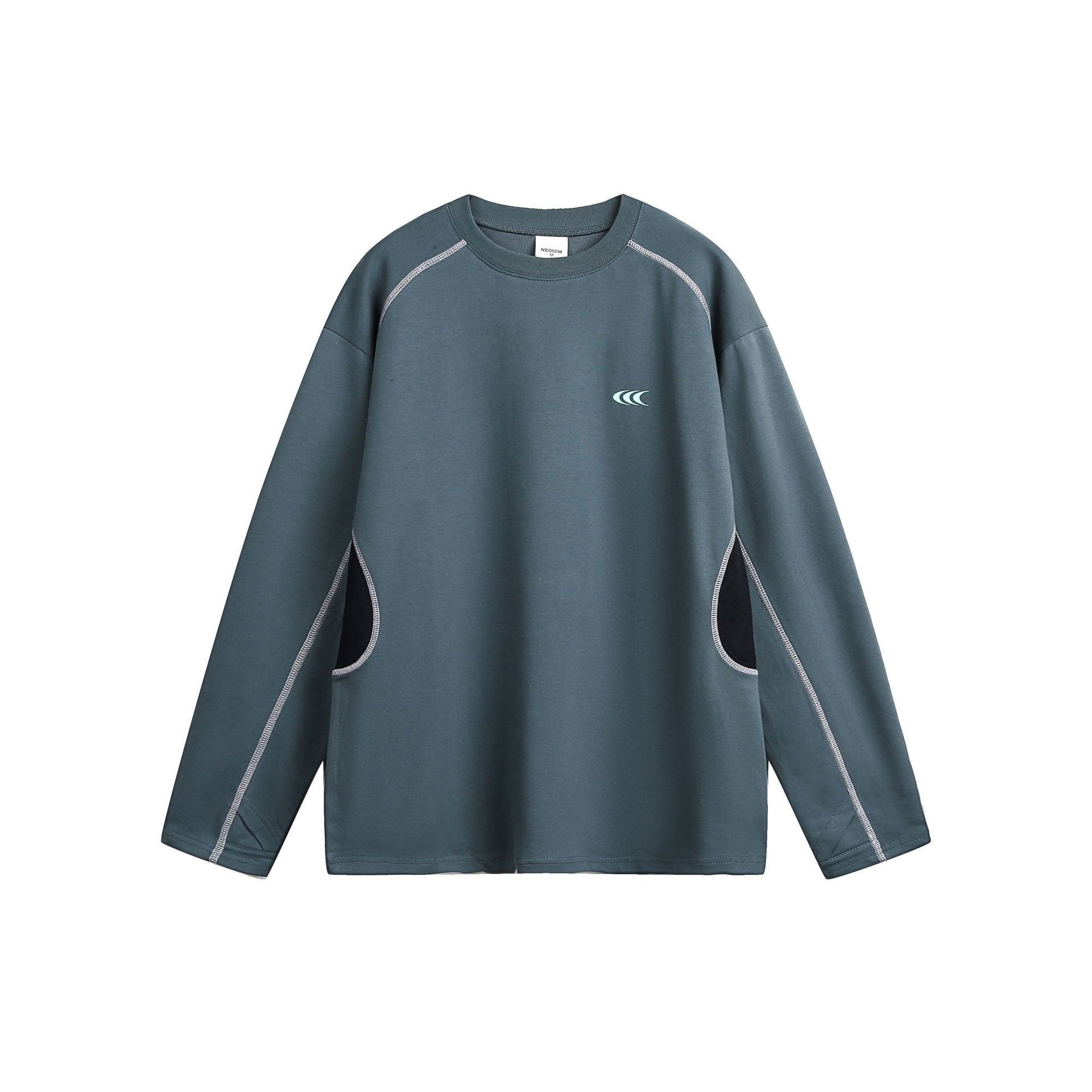 Contrast Patchwork Long Sleeve Quick-drying