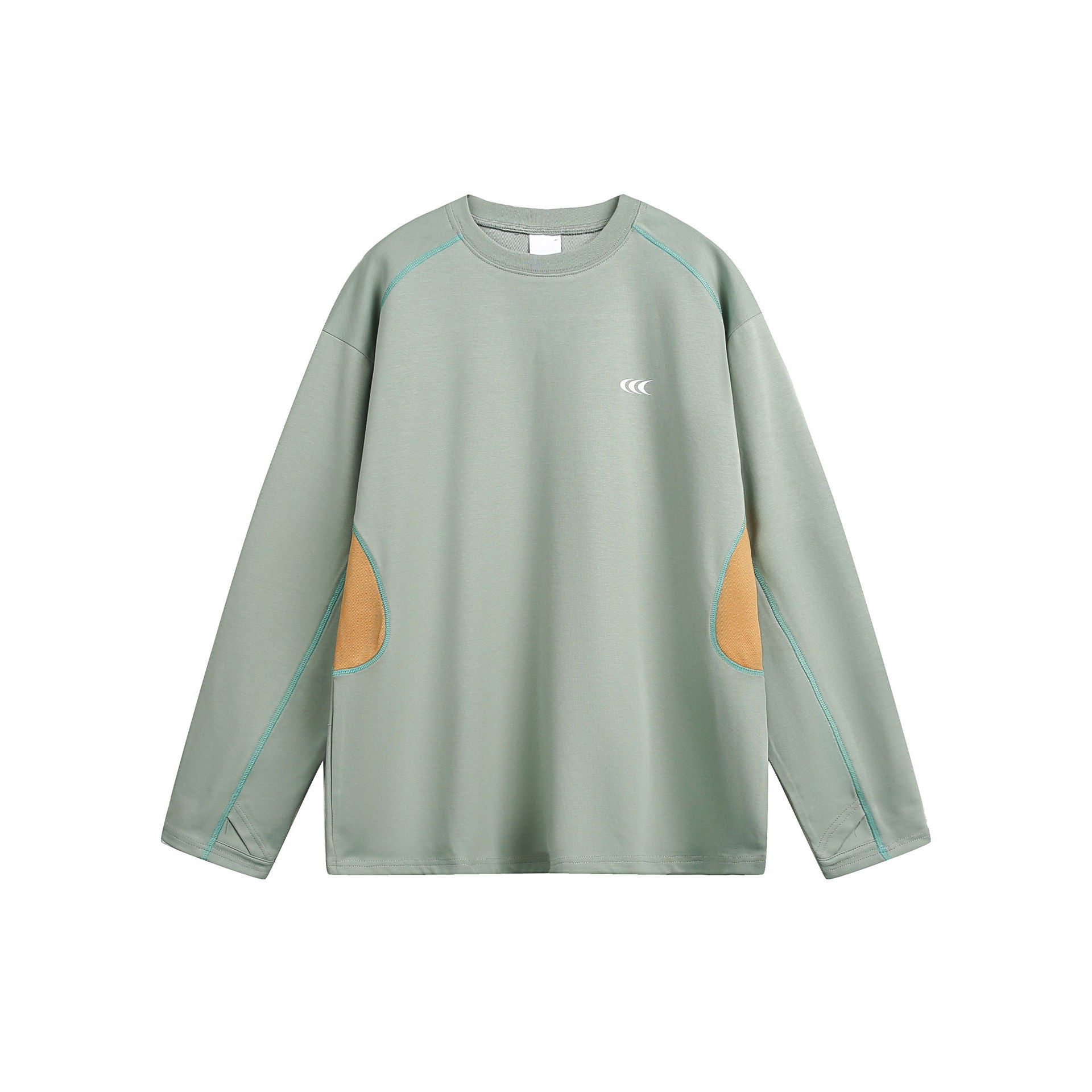 Contrast Patchwork Long Sleeve Quick-drying