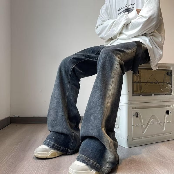 Men's Loose Trousers Cotton High Street