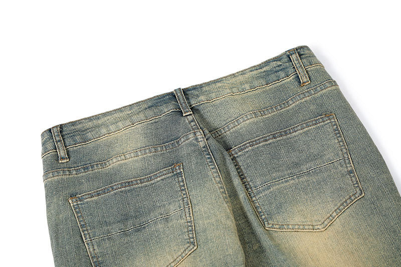 Fashion Ripped Cool Straight Jeans Men
