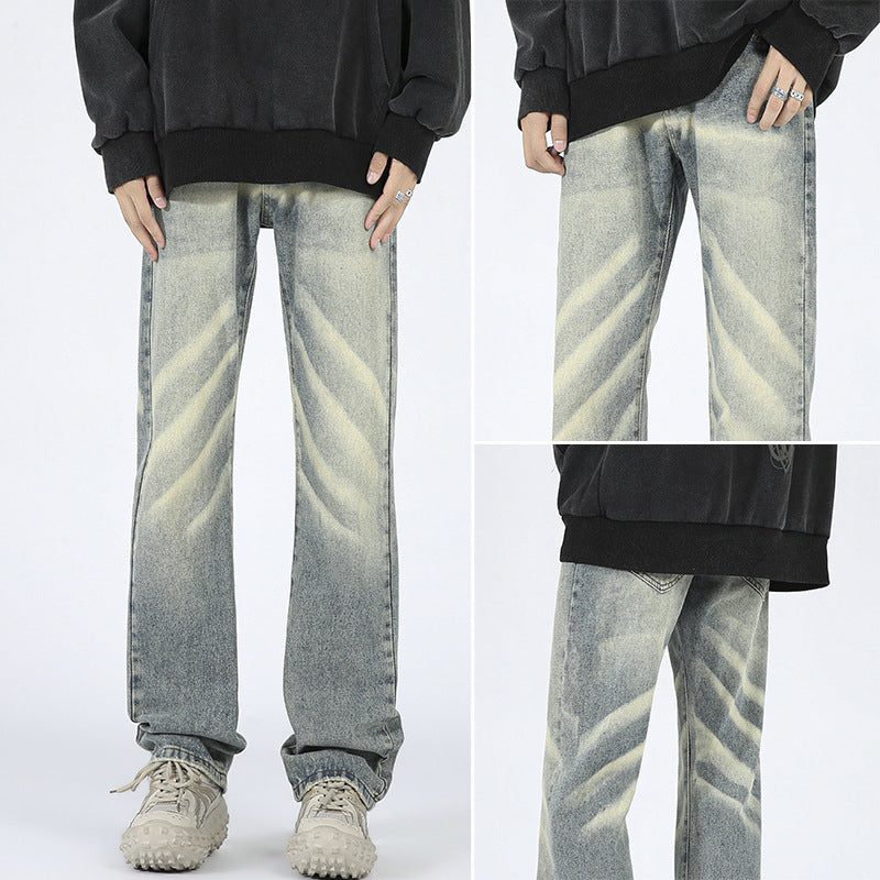 Fashion Personality American Retro Jeans Men