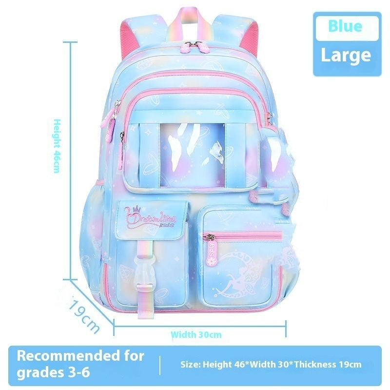 Fantasy Girl Children Backpack Large Capacity
