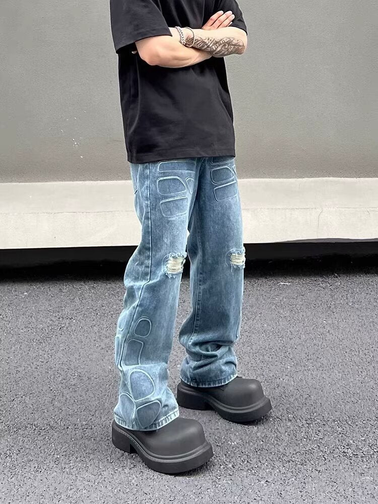 New Washed Vintage Winter Ripped Jeans