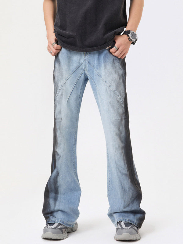 Fashion Wash Stitching Skinny Jeans For Men
