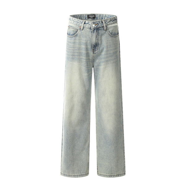 Fashion Light Color Washed Jeans Men