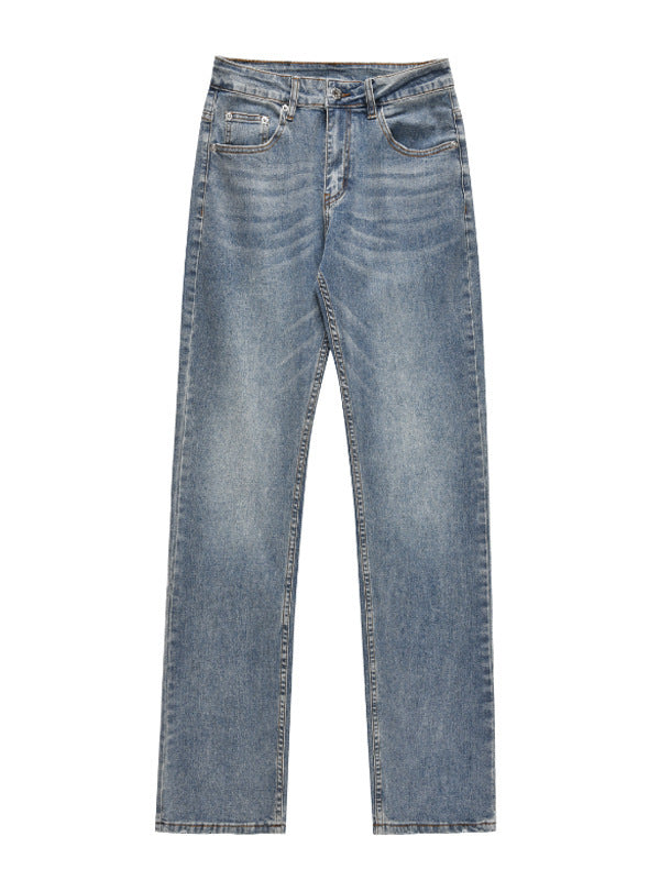 Fashion Personality Straight Fit Jeans Men