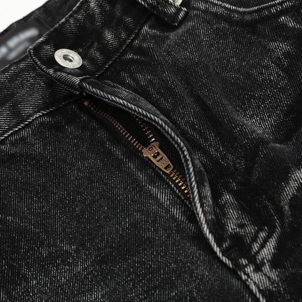 Old Washing Water Wide-leg Jeans Men