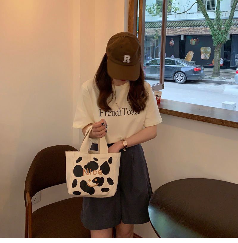 Simple And Versatile Artistic Handbag