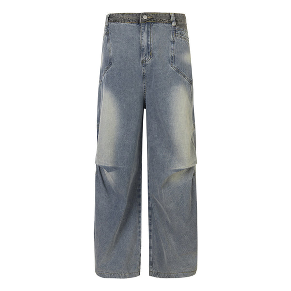 Distressed Washed Jeans Men And Women