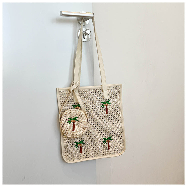 Women's Fashion Woven Handbag