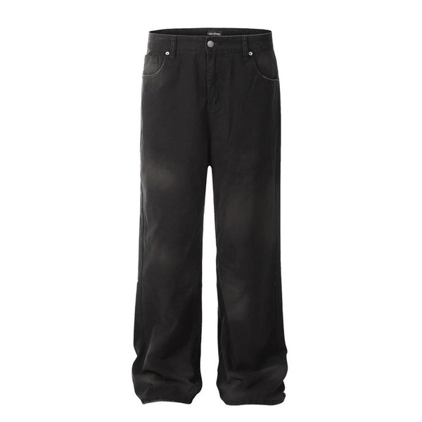 Tie-dyed Washed Dirty Jeans For Men