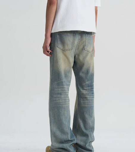 Yiran Pure Spring Straight All-matching Jeans Men