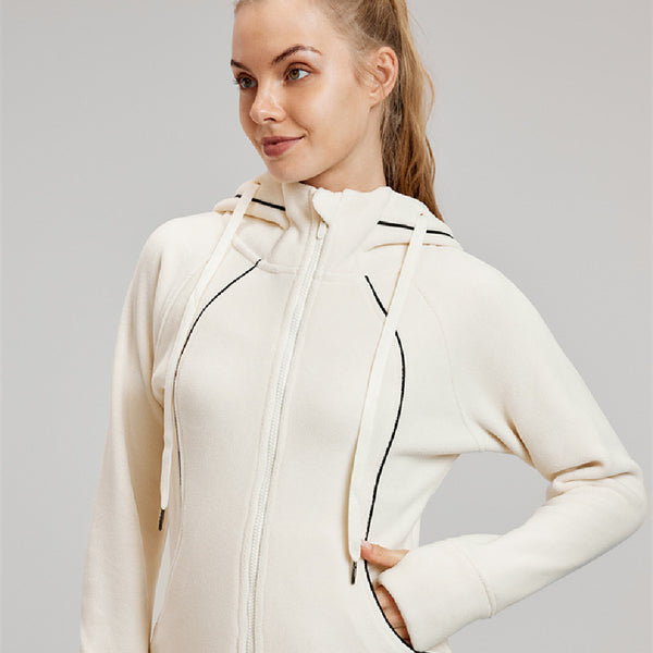 Long Sleeve Yoga Sports Jacket For Women
