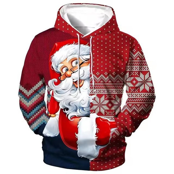 3D Digital Printing Christmas Sweatshirt