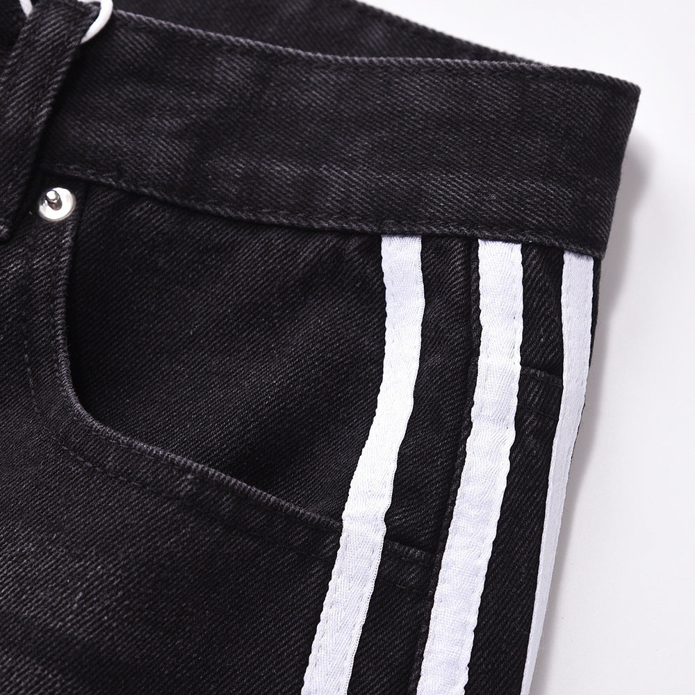 Fashion Loose Wide Leg Jeans Men