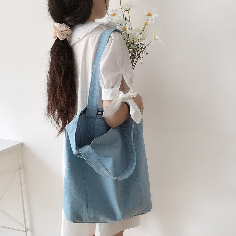 Simple And Fashionable Canvas Handbag