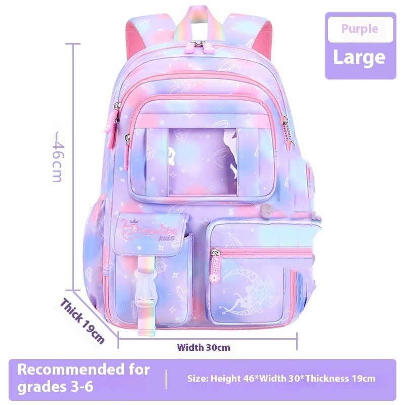 Fantasy Girl Children Backpack Large Capacity
