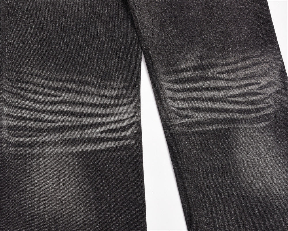 Fashion Wash Distressed Straight Jeans For Men