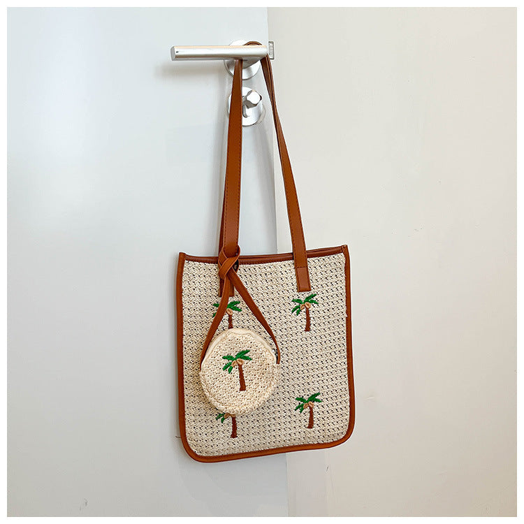Women's Fashion Woven Handbag