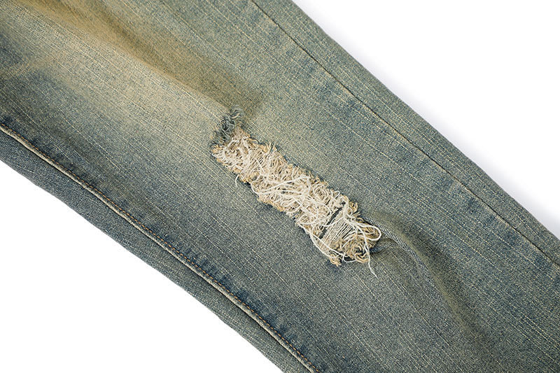 Fashion Ripped Cool Straight Jeans Men