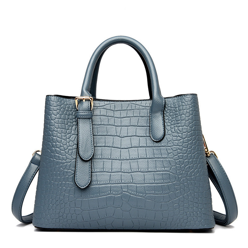 Fashion Crocodile Pattern Women's Handbag