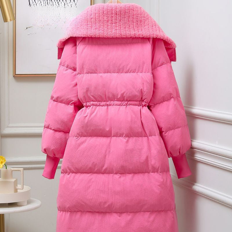 Large Lapel Padded Cotton-padded Jacket Outerwear Tide