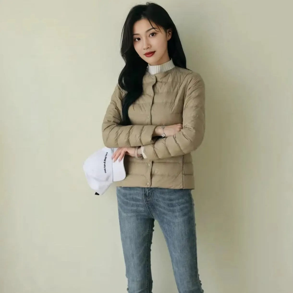 Thin Liner Cotton-padded Jacket Single-breasted Jacket Inner Cotton-padded Jacket