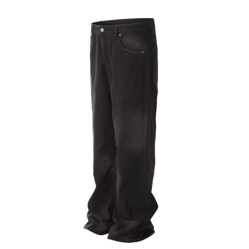 Tie-dyed Washed Dirty Jeans For Men