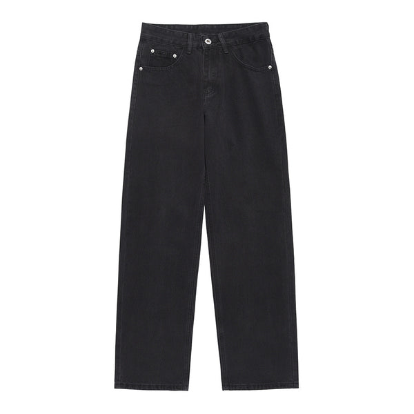 Fashion Solid Color Basic Jeans Men