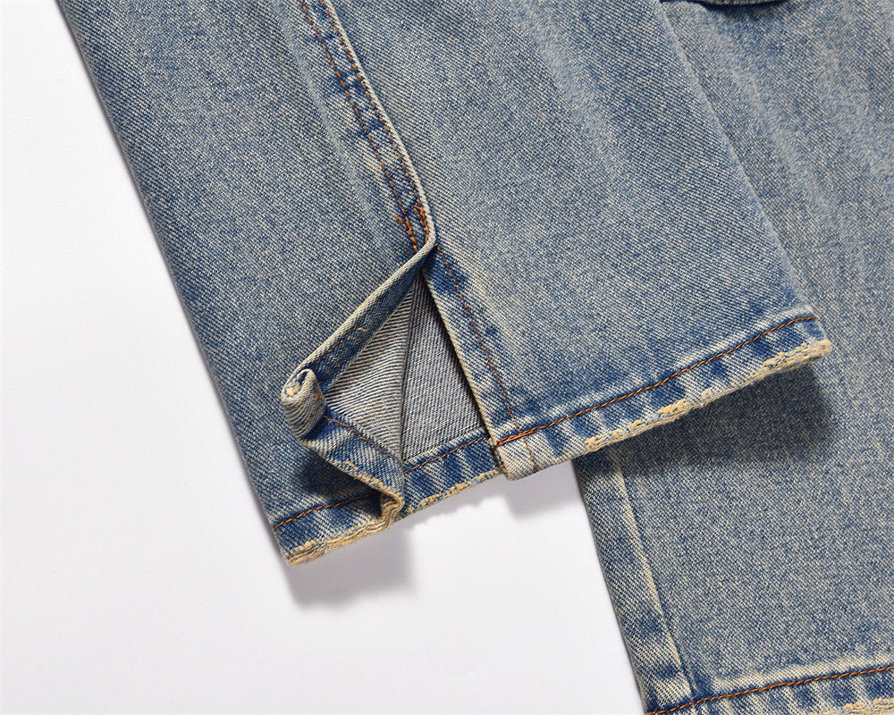 American Retro Fashion And Personalized Jeans For Men
