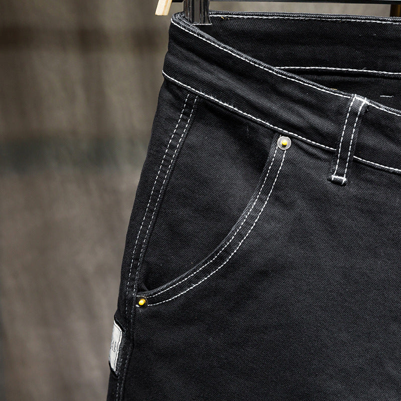 Men's Diagonal Pocket Comfortable Jeans