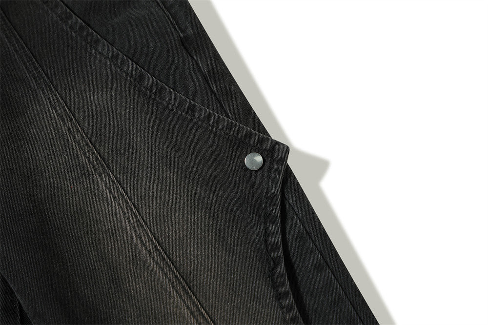 Fashion Rock Stitching Straight Jeans Men