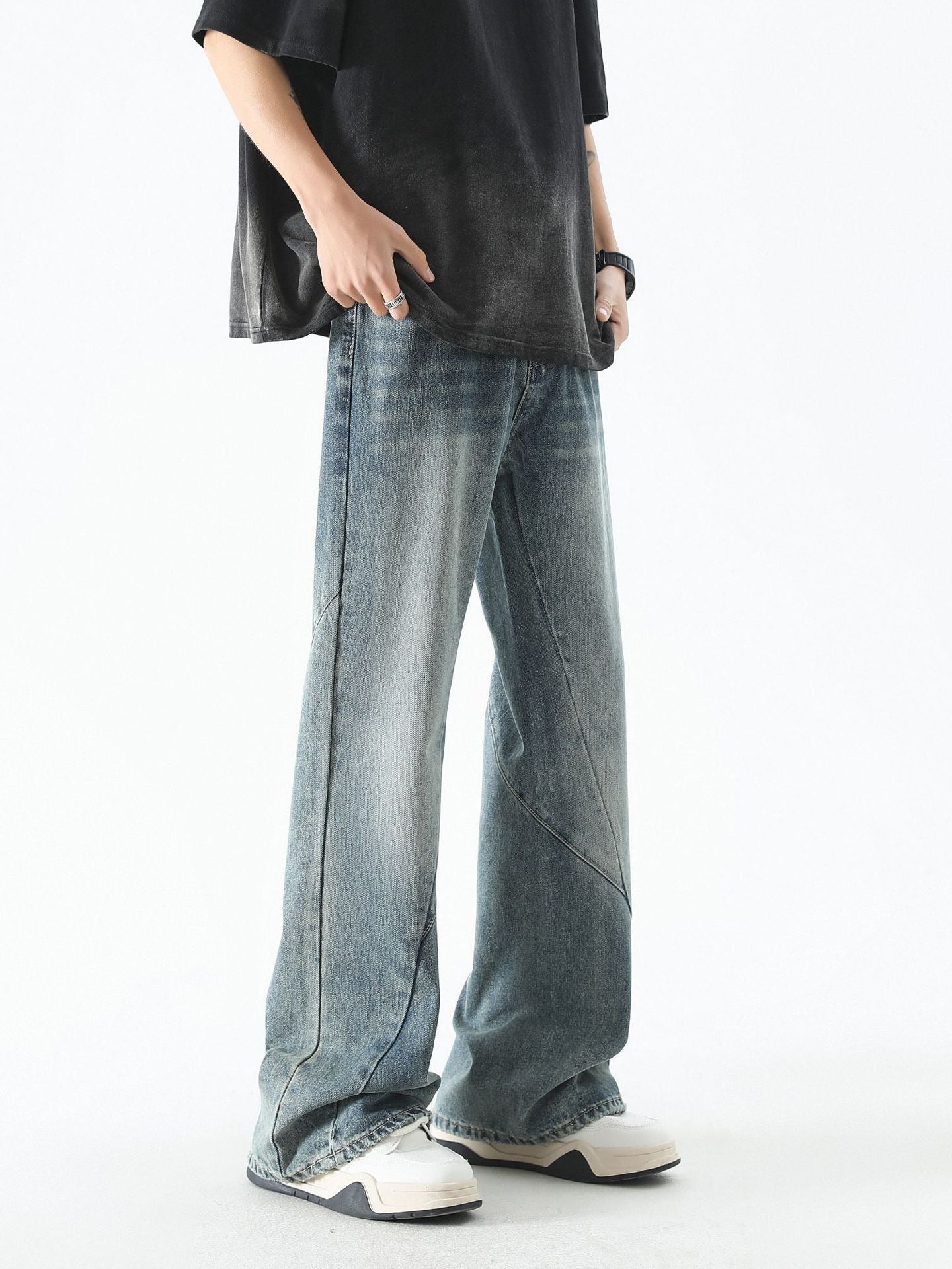 Fashion Retro Design Skinny Jeans For Men