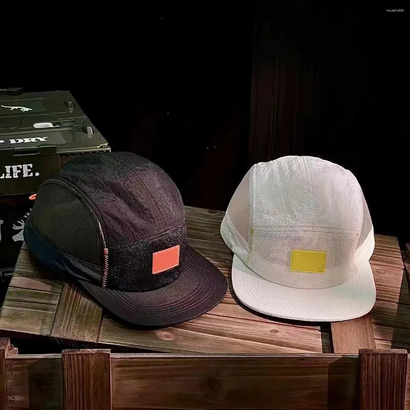 Ball Caps 2024 Summer Brand Desinger Fast Dry 5 Panel Fitted Snapback Casquette Hommes Hip Hop Men Women Mesh Baseball Hats